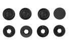 Κουμπώματα στρογγυλά μαύρα σετ για Nissan / Renault / Dacia / Mitsubishi / Opel / Fiat 4τμχ