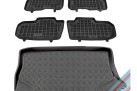 Πατάκια δαπέδου με πορτ μπαγκάζ σετ για Nissan Leaf I (ZE0) (με ηχοσύστημα) 5τμχ