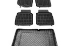 Πατάκια δαπέδου με πορτ μπαγκάζ σετ για Suzuki SX4 S-Cross ΙΙ (bottom) 5τμχ