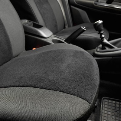 Super Ημικαλύμματα για Μπροστινά Καθίσματα  - Μαύρη Πετσέτα