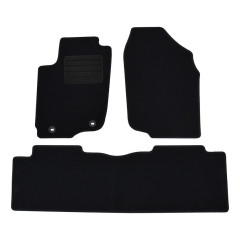 Πατάκια δαπέδου μοκέτας Standard μαύρα συμβατά για Toyota Rav-4 IV (XA40) 3τμχ.