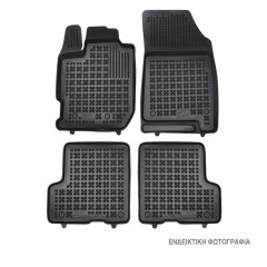 Πατάκια δαπέδου λαστιχένια μαύρα για Dacia Jogger 5Θ 4τμχ