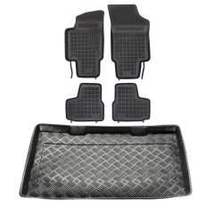 Πατάκια δαπέδου με πορτ μπαγκάζ σετ για VW Up/ Skoda Citigo/ Seat Mii (bottom) 5τμχ