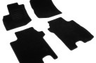 Πατάκια δαπέδου μοκέτας Standard μαύρα για Honda Jazz (II) 4τμχ