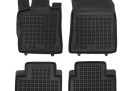 Πατάκια δαπέδου λαστιχένια μαύρα για Citroen C5 X (PHeV) / Peugeot 408 (PHeV) 4τμχ