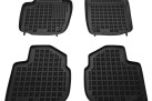 Πατάκια δαπέδου λαστιχένια συμβατά για Seat Toledo IV/ Skoda Rapid 4τμχ