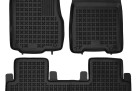 Πατάκια δαπέδου λαστιχένια συμβατά για Honda CRV IV (RM) 3τμχ