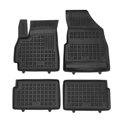 Πατάκια δαπέδου λαστιχένια μαύρα συμβατά με Omoda 5 Facelift 4τμχ