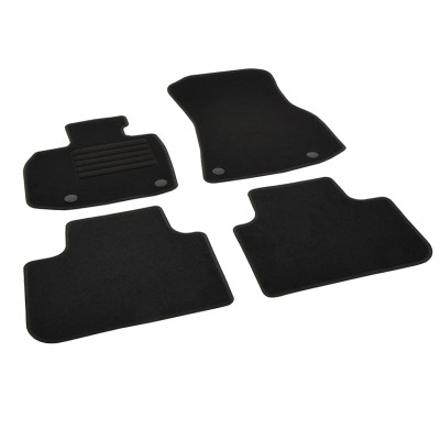 Πατάκια δαπέδου μοκέτας Standard μαύρα συμβατά με BMW X3/ X3e (G45) 4τμχ