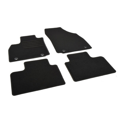 Πατάκια δαπέδου μοκέτας Standard μαύρα συμβατά με MG ZS Max Hybrid+ 4τμχ