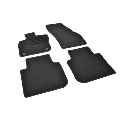 Πατάκια δαπέδου μοκέτας Standard μαύρα συμβατά με VW Tayron II 4τμχ