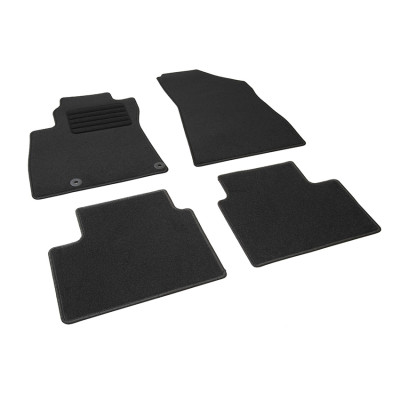 Πατάκια δαπέδου μοκέτας Standard μαύρα συμβατά με Kia Niro II (SG2) (PHeV) 4τμχ