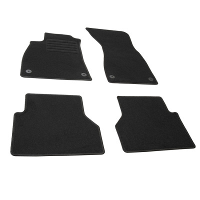 Πατάκια δαπέδου μοκέτας Standard μαύρα συμβατά με Audi A6 IX (4L)