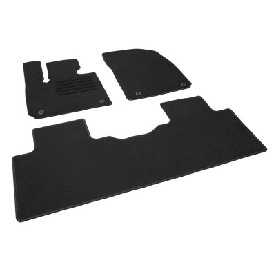 Πατάκια δαπέδου μοκέτας Standard μαύρα συμβατά με Xpeng G9 3τμχ