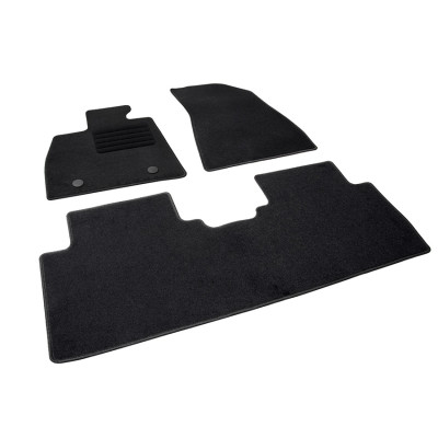 Πατάκια δαπέδου μοκέτας Standard μαύρα συμβατά με BYD Seal 3τμχ