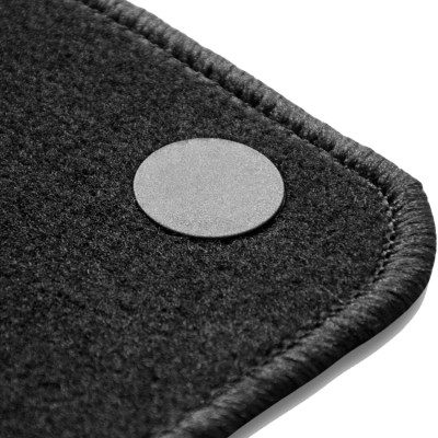 Πατάκια δαπέδου μοκέτας Standard μαύρα συμβατά με Renault Kangoo (III)/ Mercedes Benz Citan (W420) L (7Θ) 5τμχ