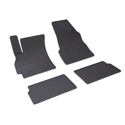 Πατάκια δαπέδου λαστιχένια μαύρα συμβατά με Omoda 5 (T34) 4τμχ