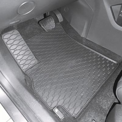 Πατάκια δαπέδου λαστιχένια μαύρα συμβατά με Omoda 5 (T34) 4τμχ