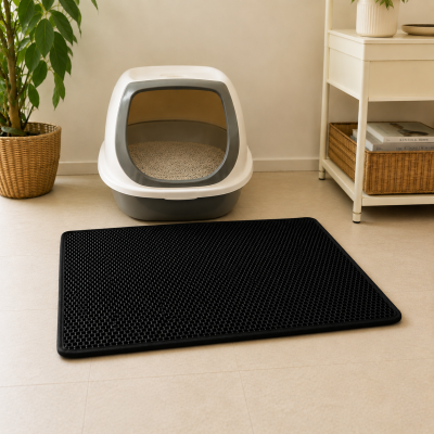 Χαλάκι Τουαλέτας Γάτας PVC με Κυψέλες 50x60cm