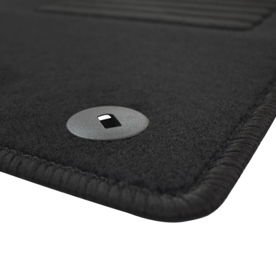 Πατάκια δαπέδου μοκέτας Standard μαύρα συμβατά με Hyundai Kona EV II (SX2) 3τμχ