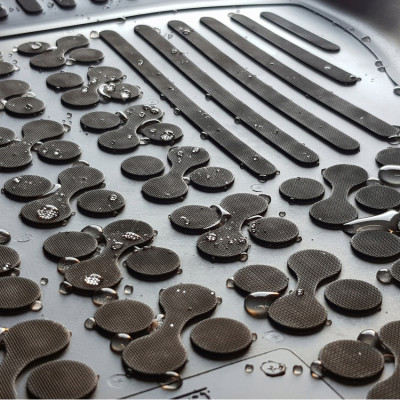 Πατάκια δαπέδου λαστιχένια μαύρα συμβατά με Omoda 5 Facelift 4τμχ