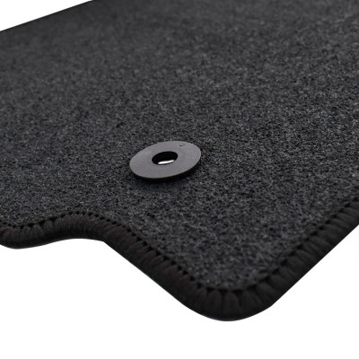 Πατάκια δαπέδου μοκέτας Standard μαύρα συμβατά με VW Tayron II 4τμχ