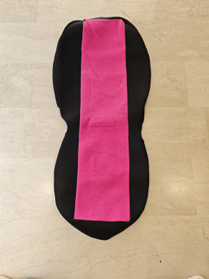 Universal Ημικαλύμματα Μαυρο Υφασμα με Φουξ Πετσέτα