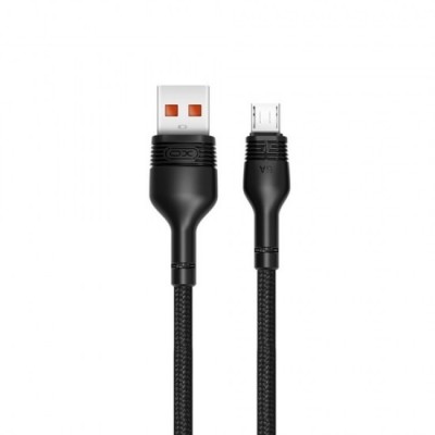 Καλώδιο Φόρτισης XO NB55 MicroUsb 5A 1m - Μαύρο