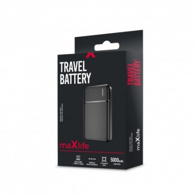 PowerBank Maxlife MXPB-01 5000mAh - Μαύρο