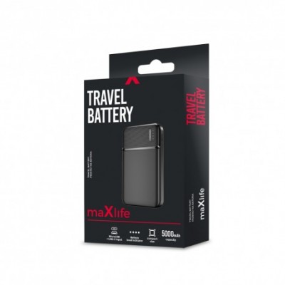 PowerBank Maxlife MXPB-01 5000mAh - Μαύρο