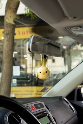 Χειροποίητο Πλεκτό Διακοσμητικό Amigurumi - Κίτρινο Κοτοπουλάκι