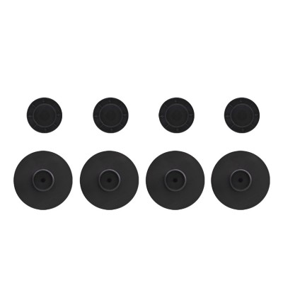 Κουμπώματα στρογγυλά μαύρα σετ για BMW 8τμχ