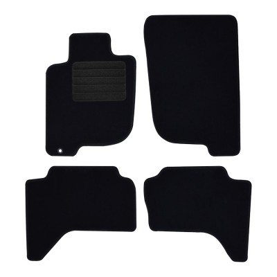 Πατάκια δαπέδου μοκέτας Standard μαύρα συμβατά για Mitsubishi L200 IV (KA/KB) 4τμχ