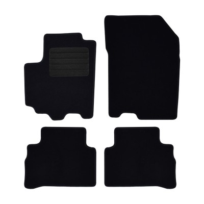 Πατάκια δαπέδου μοκέτας Standard μαύρα συμβατά για Suzuki Vitara (III) 4τμχ