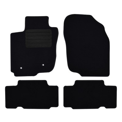Πατάκια δαπέδου μοκέτας Standard μαύρα συμβατά για Toyota Rav-4 III (XA30) 4τμχ.