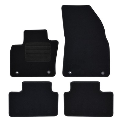 Πατάκια δαπέδου μοκέτας Standard μαύρα συμβατά για Volvo XC40 4τμχ.