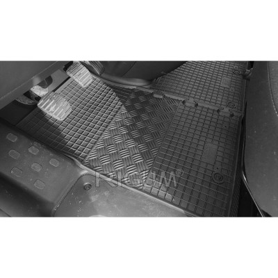 Πατάκια δαπέδου λαστιχένια συμβατά για Renault Trafic III/ Opel Vivaro II/ Nissan NV300/ Fiat Talento/ Mitsubishi Express (X82) 3τμχ