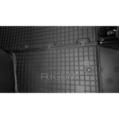 Πατάκια δαπέδου λαστιχένια συμβατά για Renault Trafic III/ Opel Vivaro II/ Nissan NV300/ Fiat Talento/ Mitsubishi Express (X82) 3τμχ