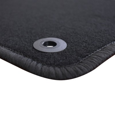 Πατάκια δαπέδου μοκέτας Standard μαύρα για Opel Zafira (B) (7-θέσεων) 6τμχ