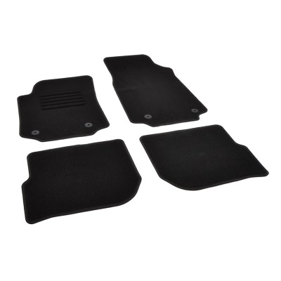 Πατάκια δαπέδου μοκέτας Standard μαύρα συμβατά για Audi A6 (C4) 4τμχ.