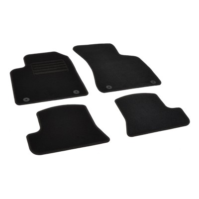 Πατάκια δαπέδου μοκέτας Standard μαύρα συμβατά για Audi TT (8N) 4τμχ.