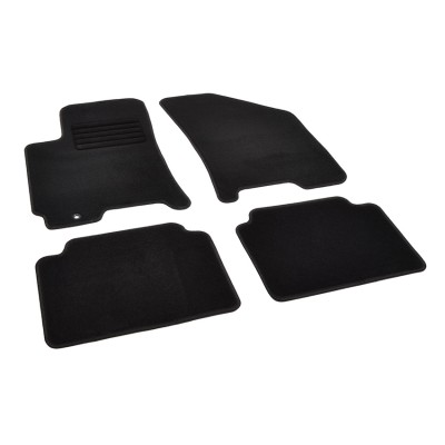 Πατάκια δαπέδου μοκέτας Standard μαύρα συμβατά για Chevrolet Lacetti (J200)/ Nubira (J200) 4τμχ.