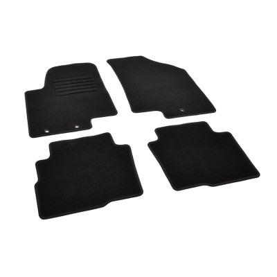 Πατάκια δαπέδου μοκέτας Standard μαύρα συμβατά για Kia Soul (I) 4τμχ.