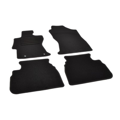 Πατάκια δαπέδου μοκέτας Standard μαύρα συμβατά για Subaru XV (II) 4τμχ.