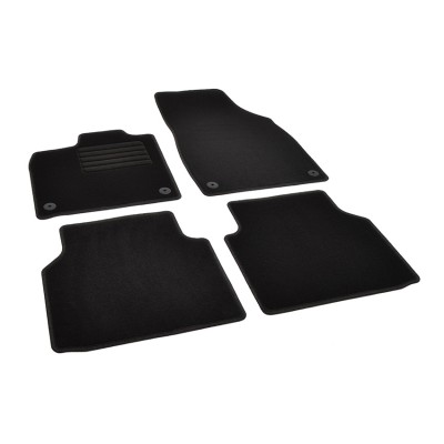 Πατάκια δαπέδου μοκέτας Standard μαύρα συμβατά για VW ID.4 / Skoda Enyaq iV 4τμχ.