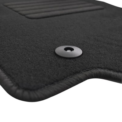 Πατάκια δαπέδου μοκέτας Standard μαύρα συμβατά για Chevrolet Cruze (I) 4τμχ.