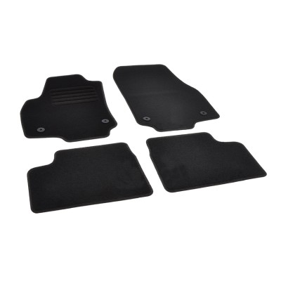Πατάκια δαπέδου μοκέτας Standard μαύρα συμβατά για Opel Astra (H) 4τμχ