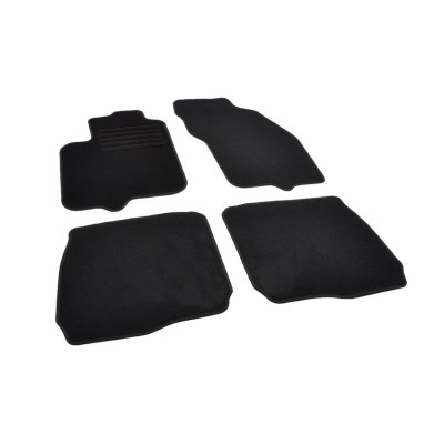 Πατάκια δαπέδου μοκέτας Standard μαύρα συμβατά για Mitsubishi Carisma 4τμχ.
