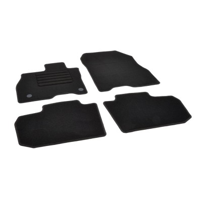 Πατάκια δαπέδου μοκέτας Standard μαύρα συμβατά για Nissan Leaf II 4τμχ.