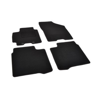 Πατάκια δαπέδου μοκέτας Standard μαύρα συμβατά για Suzuki Baleno (II) 4τμχ